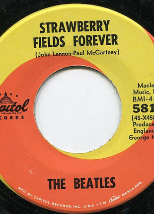 The Beatles : Strawberry Fields Forever / Penny Lane (7", Single, Scr)