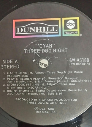 Three Dog Night : Cyan (LP, Album, Club, RE)