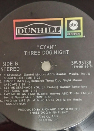 Three Dog Night : Cyan (LP, Album, Club, RE)