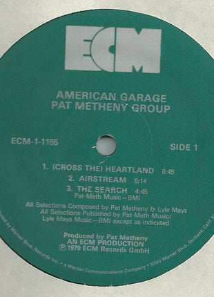 Pat Metheny Group : American Garage (LP, Album, Wak)