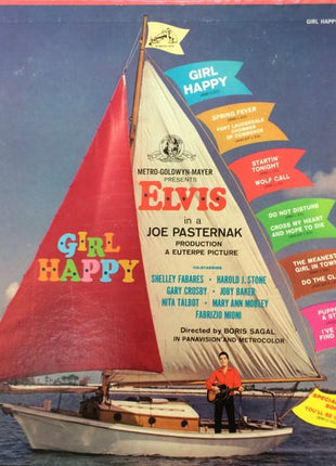 Elvis Presley : Girl Happy (LP, Album, Mono, Roc)