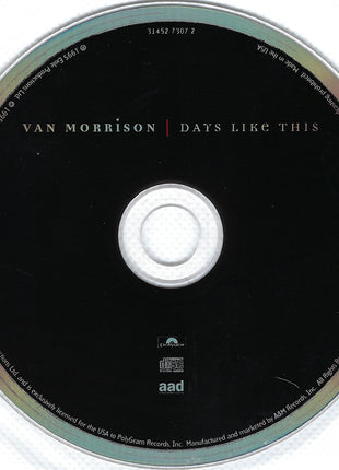 Van Morrison : Days Like This (CD, Album)