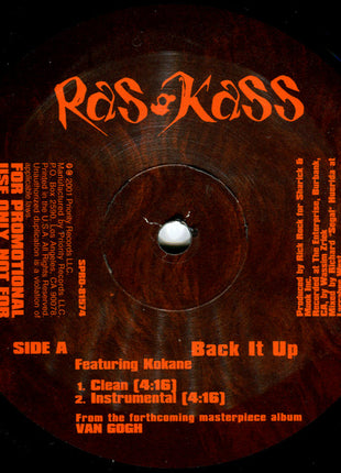 Ras Kass : Back It Up (12", Promo)