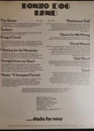 Bonzo Dog Band* : Let's Make Up And Be Friendly (LP, Album)