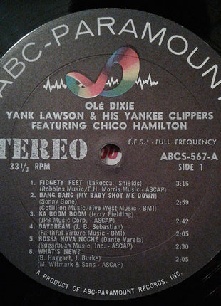 Yank Lawson And His Yankee Clippers Featuring Chico Hamilton : Olé Dixie (LP, Album)