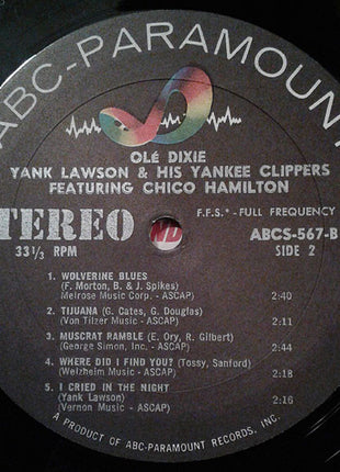 Yank Lawson And His Yankee Clippers Featuring Chico Hamilton : Olé Dixie (LP, Album)