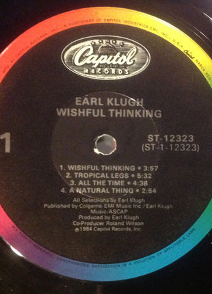 Earl Klugh : Wishful Thinking (LP, Album, Win)