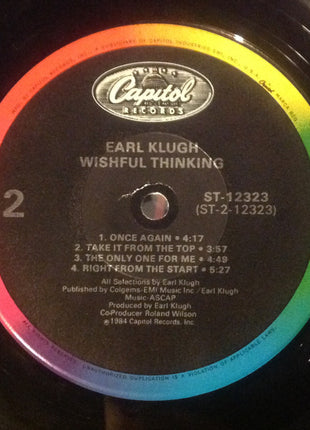 Earl Klugh : Wishful Thinking (LP, Album, Win)