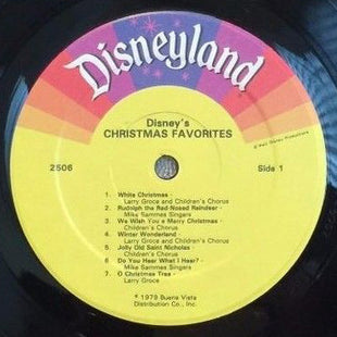 Larry Groce, Mike Sammes Singers And The Disneyland Children's Sing-along Chorus : Disney's Christmas Favorites (LP)