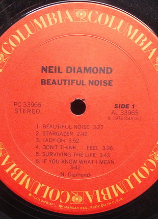 Neil Diamond : Beautiful Noise (LP, Album, Pit)