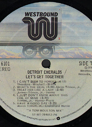 Detroit Emeralds : Let's Get Together (LP, Album, PR )