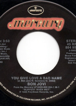 Bon Jovi : You Give Love A Bad Name (7", Single, 49)