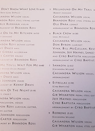 Cassandra Wilson : Blue Light 'Til Dawn (CD, Album, Club, RE)