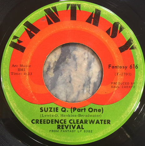 Creedence Clearwater Revival : Suzie Q. (7", Single, Roc)