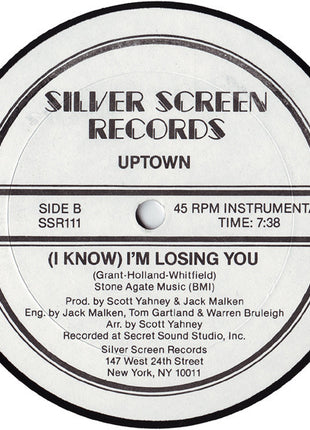 Uptown (21) : (I Know) I'm Losing You (12", Single)