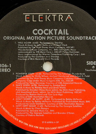 Various : Cocktail (Original Motion Picture Soundtrack) (LP, Comp)