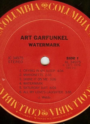 Art Garfunkel : Watermark (LP, Album, Ter)