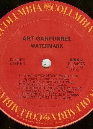 Art Garfunkel : Watermark (LP, Album, Ter)