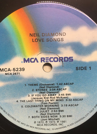 Neil Diamond : Love Songs (LP, Comp)