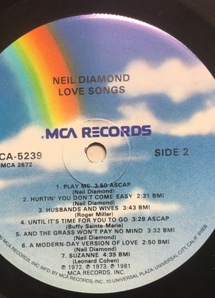 Neil Diamond : Love Songs (LP, Comp)