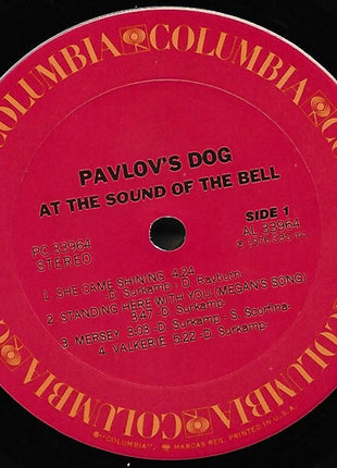 Pavlov's Dog : At The Sound Of The Bell (LP, Album, Ter)