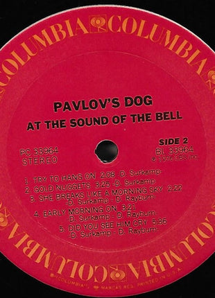 Pavlov's Dog : At The Sound Of The Bell (LP, Album, Ter)