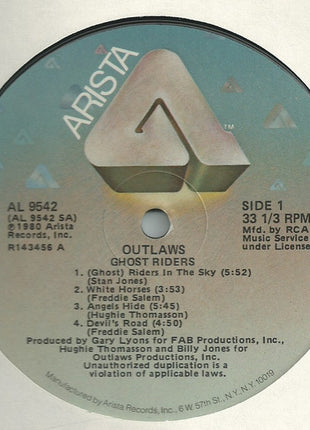 Outlaws : Ghost Riders (LP, Album, Club)