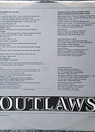 Outlaws : Ghost Riders (LP, Album, Club)
