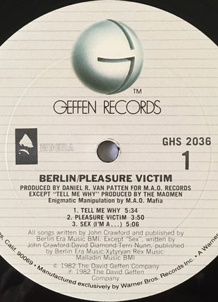 Berlin : Pleasure Victim (LP, Album, Club, RE)