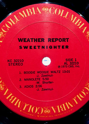 Weather Report : Sweetnighter (LP, Album, Pit)