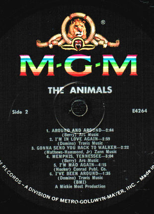 The Animals : The Animals (LP, Album, Mono)