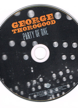 George Thorogood : Party Of One (CD, Album)