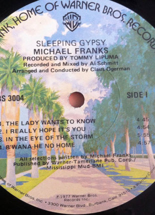 Michael Franks : Sleeping Gypsy (LP, Album, Los)