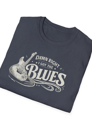 Damn Right , I Got The Blues T-Shirt — "Damn Right I Got The Blues" Vintage Music Tee