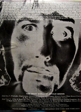 The Crazy World Of Arthur Brown : The Crazy World Of Arthur Brown (LP, Album, Pit)