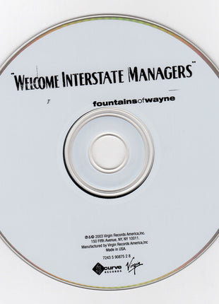 Fountains Of Wayne : Welcome Interstate Managers (CD, Album, Club)