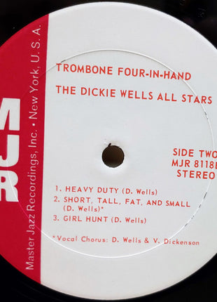 Dickie Wells : Trombone Four-In-Hand (LP, Album, RE)