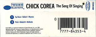 Chick Corea : The Song Of Singing (Cass, Album, RM, Dol)