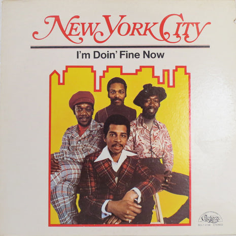 New York City : I'm Doin' Fine Now (LP, Album, Ind)