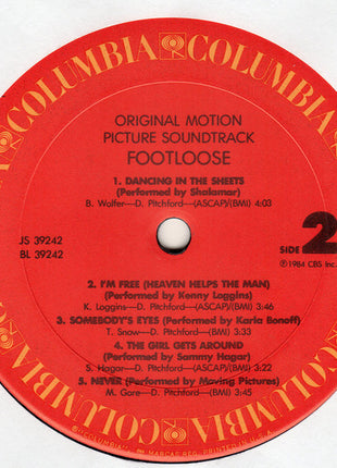Various : Footloose (Original Motion Picture Soundtrack) (LP, Comp, Pit)