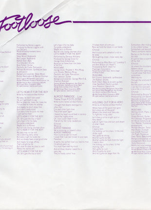 Various : Footloose (Original Motion Picture Soundtrack) (LP, Comp, Pit)