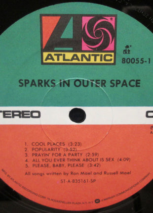 Sparks : In Outer Space (LP, Album, Spe)