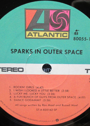Sparks : In Outer Space (LP, Album, Spe)