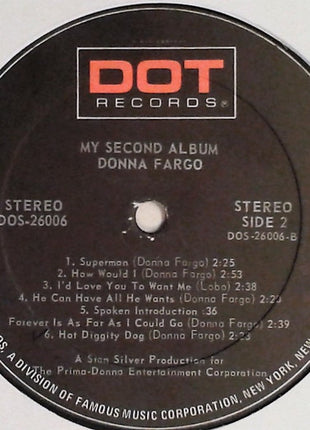 Donna Fargo : My Second Album (LP, Album, Gat)