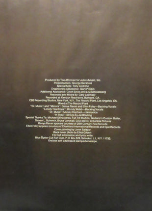 Blue Öyster Cult : Mirrors (LP, Album, Pit)