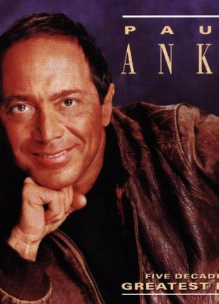 the album cover for Paul Anka - Five Decades of Hits