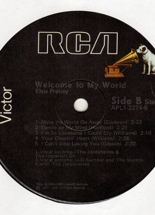 Elvis Presley : Welcome To My World (LP, Comp, Ind)