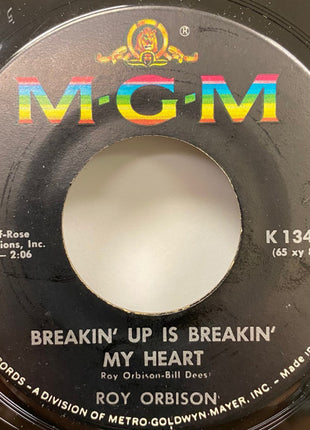 Roy Orbison : Breakin' Up Is Breakin' My Heart / Wait (7")