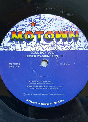 Grover Washington, Jr. : Soul Box Vol. 1 (LP, Album)