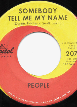 People (4) : I Love You (7", Single, Scr)